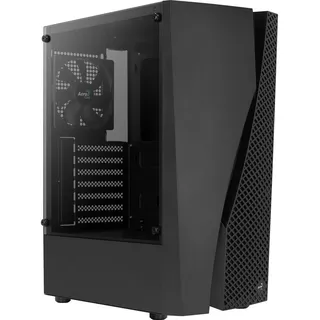 AeroCool Wave v1 Midi-Tower Schwarz