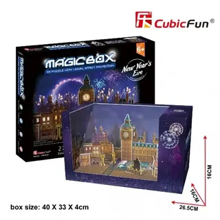 Cubic Fun 3D Puzzle NEW YEAR'S EVE IN LONDON - OM3606H Neu&OVP