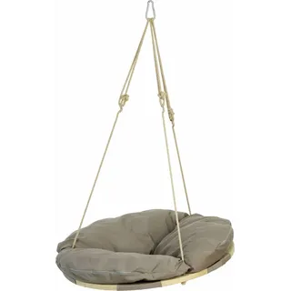 AMAZONAS Hängesessel Taupe mit weich gepolsterter Liegefläche und abnehmbarem Kissen - Taupe