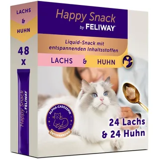 Ceva Happy Snack Katzenleckerli 48 Stück Huhn/Lachs One Size