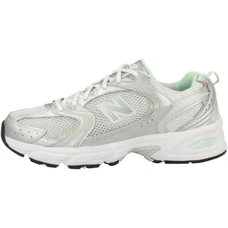 White/Silver Metallic/Vintage Teal 42