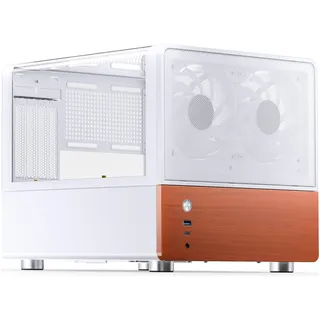 Jonsbo V12 Mini-Tower Gehäuse, Gaming-Gehäuse, PC-Gehäuse Weiß