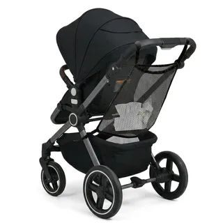 Wcawnlt Einkaufstaschen, Universalnetz Einkaufsnetz Für Kinderwagen, Sportwagen Und Buggy, Netztasche Reissfeste Aufbewahrungstasche Zubehoer Engmaschig Schwarz