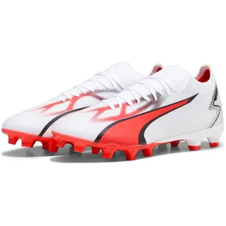 Match FG/AG Herren Puma White-Puma Black-Fire Orchid 46