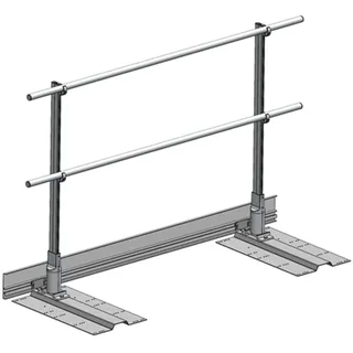 Günzburger Munk Ausstiegsgeländer seitlich Metalldach-Deckschale