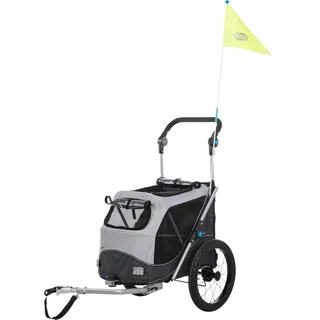 Trixie Hundeanhänger M grau/schwarz