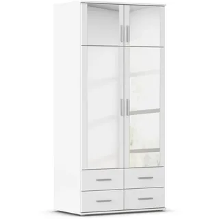 Rauch Kemi 90 x 194 x 53 cm weiß mit Spiegel