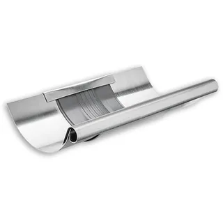 Dachrinnen-Dilatation Grömo, halbrund, Stahl verzinkt (Ausführung: Nenngröße 280. Ø 127mm)