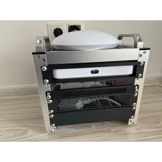 10-Zoll Rackmount Panel für UniFi Cloud Gateway Fiber UCG-Fiber | PETG | passgen