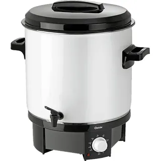 Bartscher Glühweintopf/Einkochtopf GE 28 21 l Silber