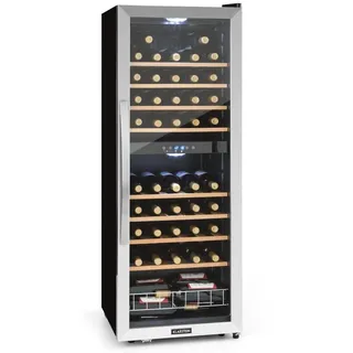 Klarstein Vinamour 54 Duo Weinkühlschrank 2 Zonen 148 Ltr 54 Fl Touch-Display