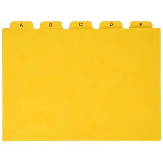 Pagna Leitregister, A5 gelb