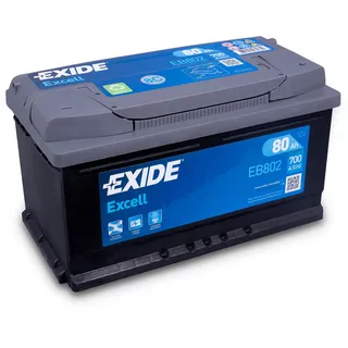 Exide Excell EB802 80Ah 700A Autobatterie