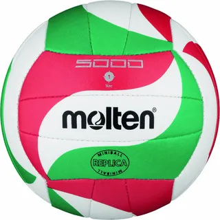 Molten Volleyball Miniball Weiß/Grün/Rot Gr. 135g Ø150 mm
