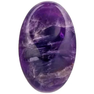 mookaitedecor 2er-Pack Heilsteine Edelsteine Kristall Handschmeichler Sorgensteine Daumen, Oval Amethyst Daumenstein Palmstein für Stress Meditation