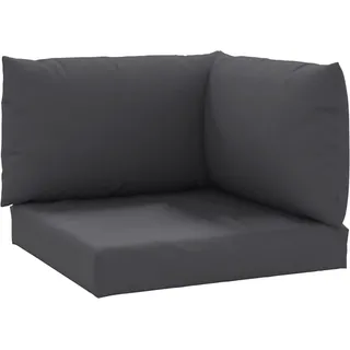 vidaXL Palettenkissen 3-tlg. anthrazit