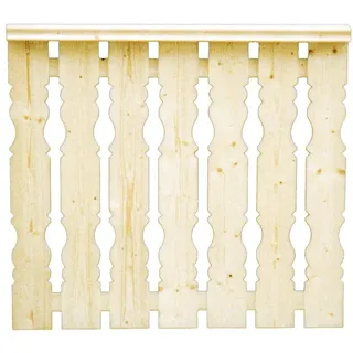 Balkonbrett Erzgebirge schlicht 19x95x880mm natur