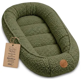 Totsy Baby Kuschelnest Nestchen Baby - Babynestchen Neugeborene Babynest für kinderbett grün