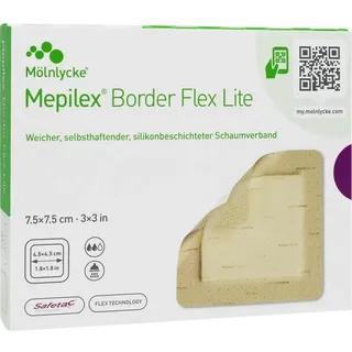 Mölnlycke Health Care GmbH Mepilex Border Flex Lite 7.5x7.5cm 5 st