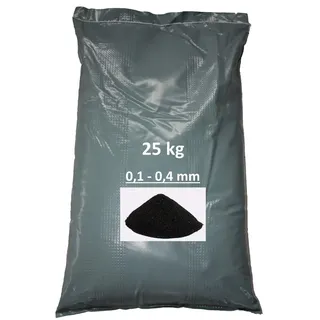 Strahlmittel 25kg Sandstrahlen Strahlgut Schlacke 0,1-0,4 mm