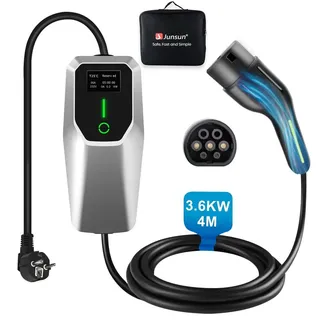 Ladestation Elektroauto 6-16A 1 phase EVSE EU EV Ladekabel Type2 Tragbare Ladegerät Box 3.5KW ev charger