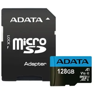 A-Data microSDXC Premier 128GB Class 10 UHS-I A1 + SD-Adapter 