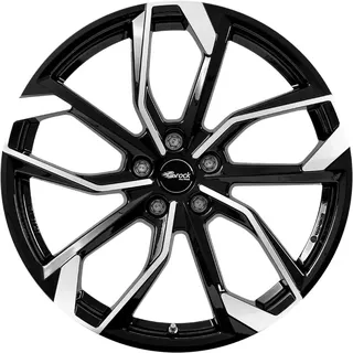 RC Design RC34 7,0 x 18 5 x 100 ET39 Schwarz Glanz Vollpoliert