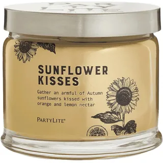PartyLite Sunflower Kisses Kerze mit 3 Dochten