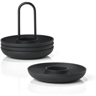 ZONE Denmark Eierbecher Schwarz 4 St.