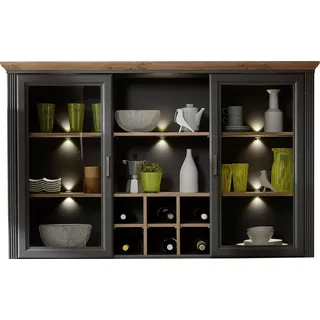 Innostyle Aufsatzschrank »Jasmin« inklusive Beleuchtung grau