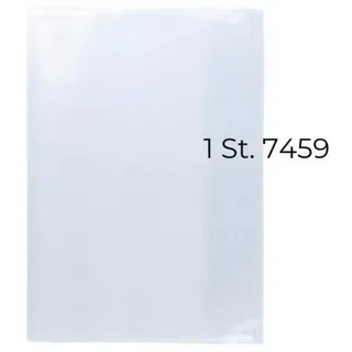 Herma 7459 Heftschoner für Schnellhefter A4 Transparent, Hefthülle aus strapazierfähiger & abwischbarer Polypropylen-Folie, durchsichtiger Schoner für Spiralhefter, farblos
