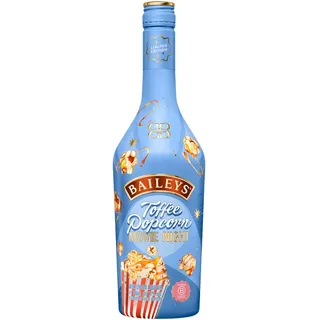 Baileys Toffee Popcorn Likör, pur auf Eis oder in Cocktails genießen, Aromen von Butter und Sahne, perfekt für Filmabende, 17% Vol, 700 ml, Einzelflasche
