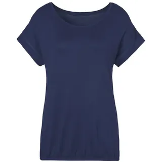 VIVANCE Kurzarmshirt Blau 32/34