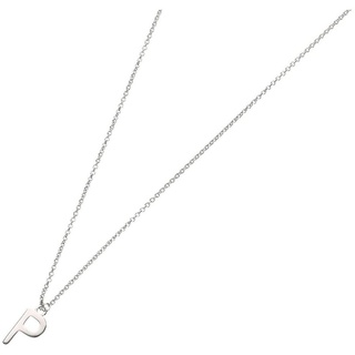 Smart Jewel Collier Buchstabe P, Silber 925 Ketten Silber Damen