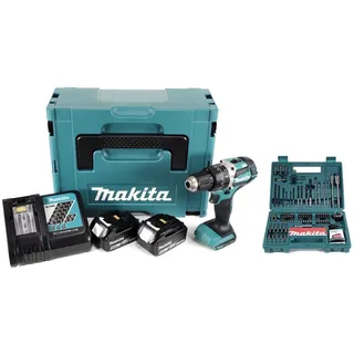 DHP484RTJ inkl. 2 x 5 Ah + 100-tlg. Zubehör