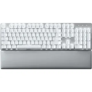 Razer Pro Type Ultra Tastatur USB + RF Wireless + Bluetooth QWERTY US Englisch Silber - Weiß (RZ03-04110100-R3M1)
