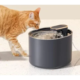 3L Edelstahlbrunnen, Automatischer Katzenbrunnen Hundebrunnen mit intelligenter Pumpe für Katze, Hund, Mehrere Haustiere