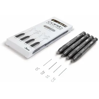 Copic COPIC® Multiliner Fineliner farbsortiert 0.3 + 0.5 mm, 4 St.