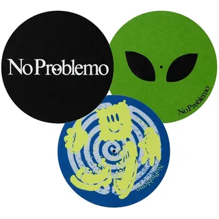 No Problemo Turntable Slipmats 3 Pack