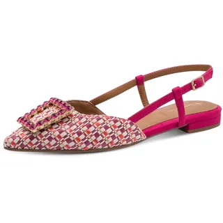 TAMARIS Damen, Sling Pump mit Blockabsatz, rosa, 38 EU - 38 EU