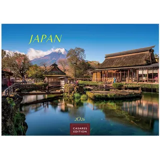 Japan Kalender 2026 – Wandkalender | Fotokalender Asien 24x35cm – Hochwertiger . mit landestypischen Motiven | Perfekt für Japan-Liebhaber