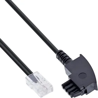 InLine TAE-F Kabel für DSL-Router, TAE-F Stecker an RJ45 8P2C, 2m