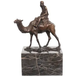 Aubaho Dekoobjekt Skulptur Kamel Reiter Antik-Stil Bronzeskulptur Bronze Figur Statue 22