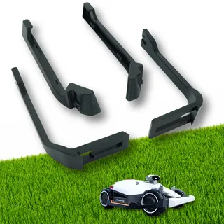 Kantenschutz PRO kompatibel mit Mammotion Luba 2 AWD und Luba 3 AWD - perfekter Schutz, Bumper, Leiste - das perfekte Zubehör zum Schutz deines Mähroboters - ab BJ. 2025, nicht für Luba mini (schwarz)