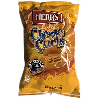 Herr's USA Baked Cheese Curls (12 x 170 g.)