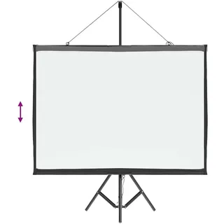 vidaXL Projektionsleinwand mit Stativ 72 Zoll 4:3