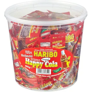 HARIBO Happy Cola Minibeutel Fruchtgummi 100 St.