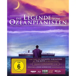 plaion Die Legende vom Ozeanpianisten - Special Edition (4K Ultra HD) (+ Blu-ray) (+ 1 Blu-ray-Langfassung) (+ Bonus-Blu-ray) (+ CD)