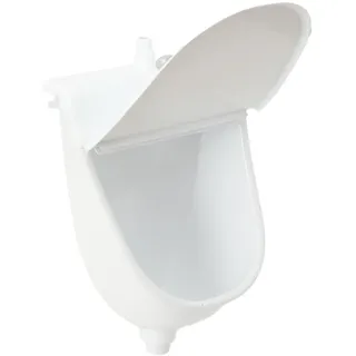 Urinal Mit Deckel Wasserlose Urinale Wand Pissoir, Männliche Plastik Toilette Wiederverwendbare WasserlosesUrinal Mit Verschluss Abwasserrohr, für Außenbereich Camping Garagen Gärten Toilette