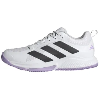 adidas Court Team Bounce 2.0 Damen Cloud White/Core Black/Powder Plum 46
